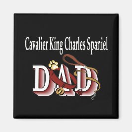cavalier koning charles spaniel dad Magnet