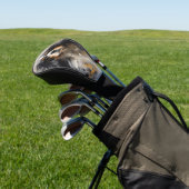 Cavalier Koning Charles Spaniel Hond in de wind 00 Golfheadcover (Insitu)