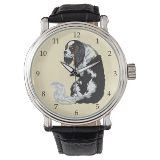 cavalier koning charles spaniel horloge