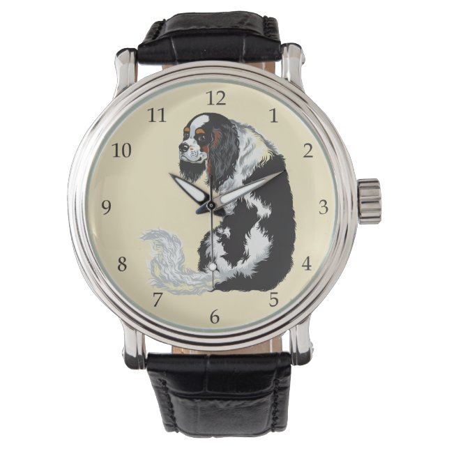 cavalier koning charles spaniel horloge (Voorkant)