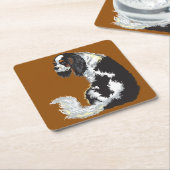cavalier koning charles spaniel kartonnen onderzetters (Schuin)