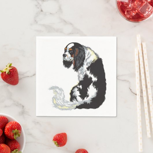 cavalier koning charles spaniel servet (Insitu)