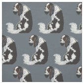 cavalier koning charles spaniel stof (Swatch)