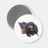 Cavalier Koning Charles Spaniel Vlag - Magneet (Voorkant / Achterkant)