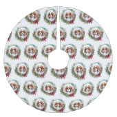 Cavalier Koning Kerstkrans Feestelijke Pup Kerstboom Rok (Voorkant)