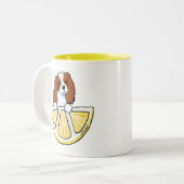 Cavalier Life Lemons Two-Tone Coffee Mok (Voorkant links)