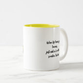 Cavalier Life Lemons Two-Tone Coffee Mok (Voorkant rechts)