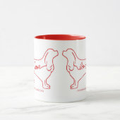 Cavalier Love Coffee Mok (Midden)