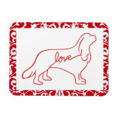 Cavalier Love Magnet Magneet (Horizontaal)