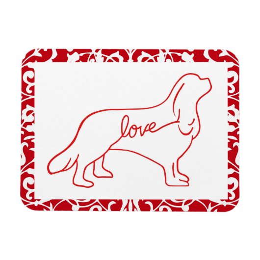 Cavalier Love Magnet Magneet (Horizontaal)