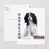 Cavalier Moeder 4 Briefkaart (Voorkant / Achterkant)