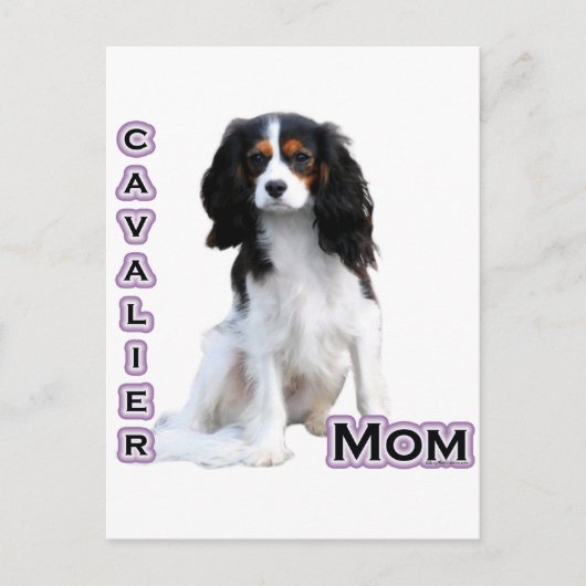 Cavalier Moeder 4 Briefkaart (Voorkant)