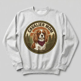 Cavalier Moeder Crewneck King Charles Hond Moeder  Trui