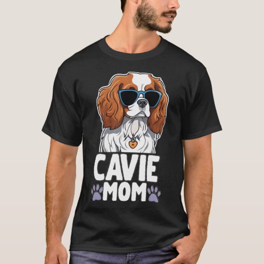 Cavalier Moeder Graceful1 vriend T-shirt (Voorkant)