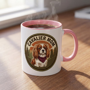 Cavalier Moeder Koffiemok King Charles Hond Cade Mok
