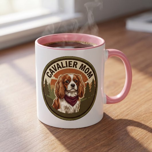 Cavalier Moeder Koffiemok | King Charles Hond Cade Mok