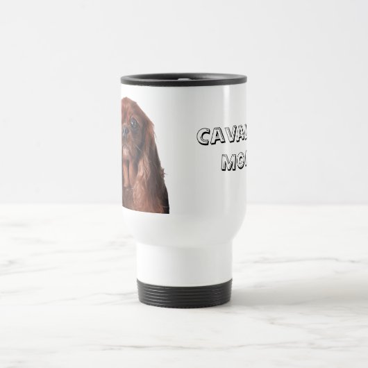 Cavalier MOM - Ruby Cavalier King Charles Spaniel Reisbeker (Center)