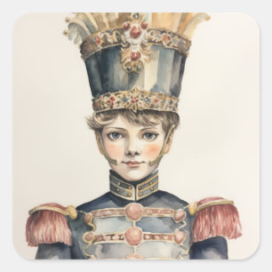 Cavalier, Notenkraker Prins Edel Notenkraker Caval Vierkante Sticker
