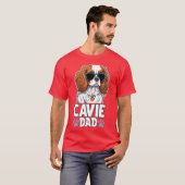 Cavalier Papa Classy1 meisje T-shirt (Voorkant volledig)