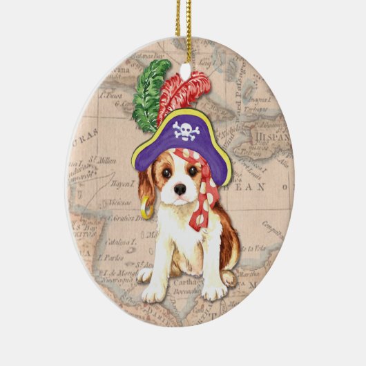 Cavalier Pirate Keramisch Ornament (Rechts)
