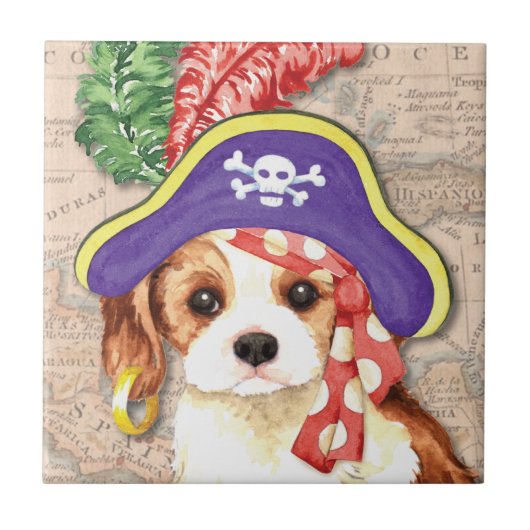 Cavalier Pirate Tegeltje (Voorkant)