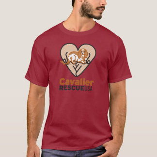 Cavalier Rescue USA Logo T-shirt