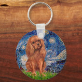 Cavalier (Ruby7) - Sterrennacht Sleutelhanger (Voorkant)