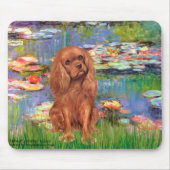 Cavalier (Ruby7) - Waterlelies 2 Muismat (Voorkant)