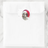 Cavalier Santa Gift Label Stickers (Tas)