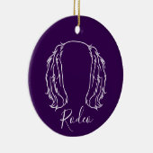 Cavalier Sieraad (Pootafdrukken) Keramisch Ornament (Rechts)