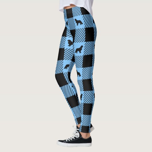 Cavalier Silhouette en Gingham Pset Leggings (Links)