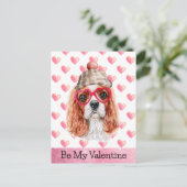 Cavalier Spaniel ben mijn Valentijn Dog Valentijns Feestdagenkaart (Staand voorkant)