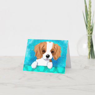 Cavalier Spaniel Dog Note Kaart