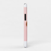 Cavalier Spaniel Dog of Uw Foto, blauwe naam Case-Mate iPhone Case (Achterkant/rechts)