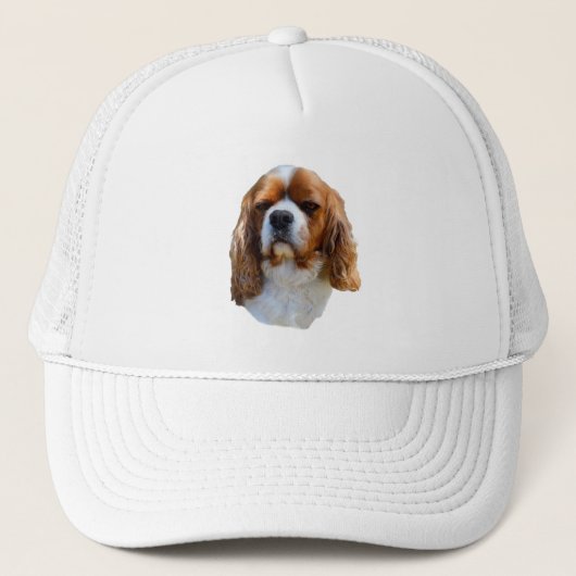 Cavalier Spaniel Hondengezicht, Trucker Pet (Voorkant)