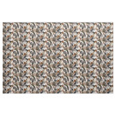 Cavalier Spaniel Mural collage fabric Stof (Yard (91,4 cm))
