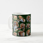 Cavalier Spaniel Photo Collage, Coffee Mok (Voorkant links)