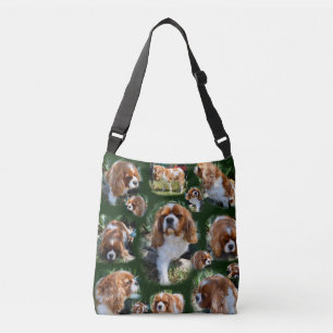 Cavalier Spaniel Photo Collage, Crossbody Bag Crossbody Tas