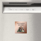 Cavalier Spaniel Popout Art, Fridge Magnet (Insitu (Vaatwasser))