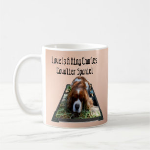 Cavalier Spaniel Popout Art, koffie-Mok Koffiemok