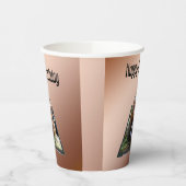 Cavalier Spaniel Popout Art, Papieren Bekers (Links)