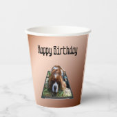 Cavalier Spaniel Popout Art, Papieren Bekers (Voorkant)