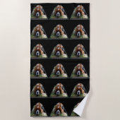 Cavalier Spaniel Popout, badhanddoek (Voorkant)