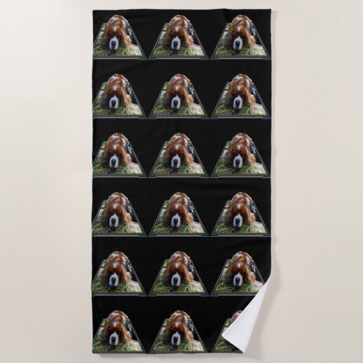 Cavalier Spaniel Popout, badhanddoek (Voorkant)