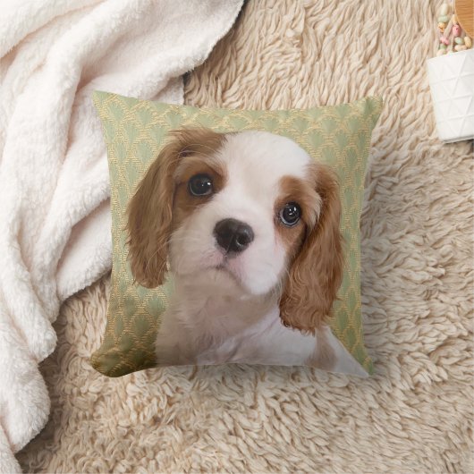 Cavalier Spaniel Puppy Sierkussen (Deken)