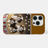 Cavalier Spaniel Pups In De Popcorn, iPhone Hoesje (Achterkant horizontaal)