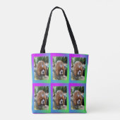 Cavalier Spaniel Sooky Face Tote Bag (Achterkant)