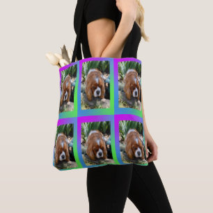 Cavalier Spaniel Sooky Face Tote Bag