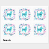 Cavalier Sticker – Gepersonaliseerd Pastelblauw Ca (Vel)