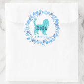Cavalier Sticker – Personalized Pastel Blue Gift (Tas)